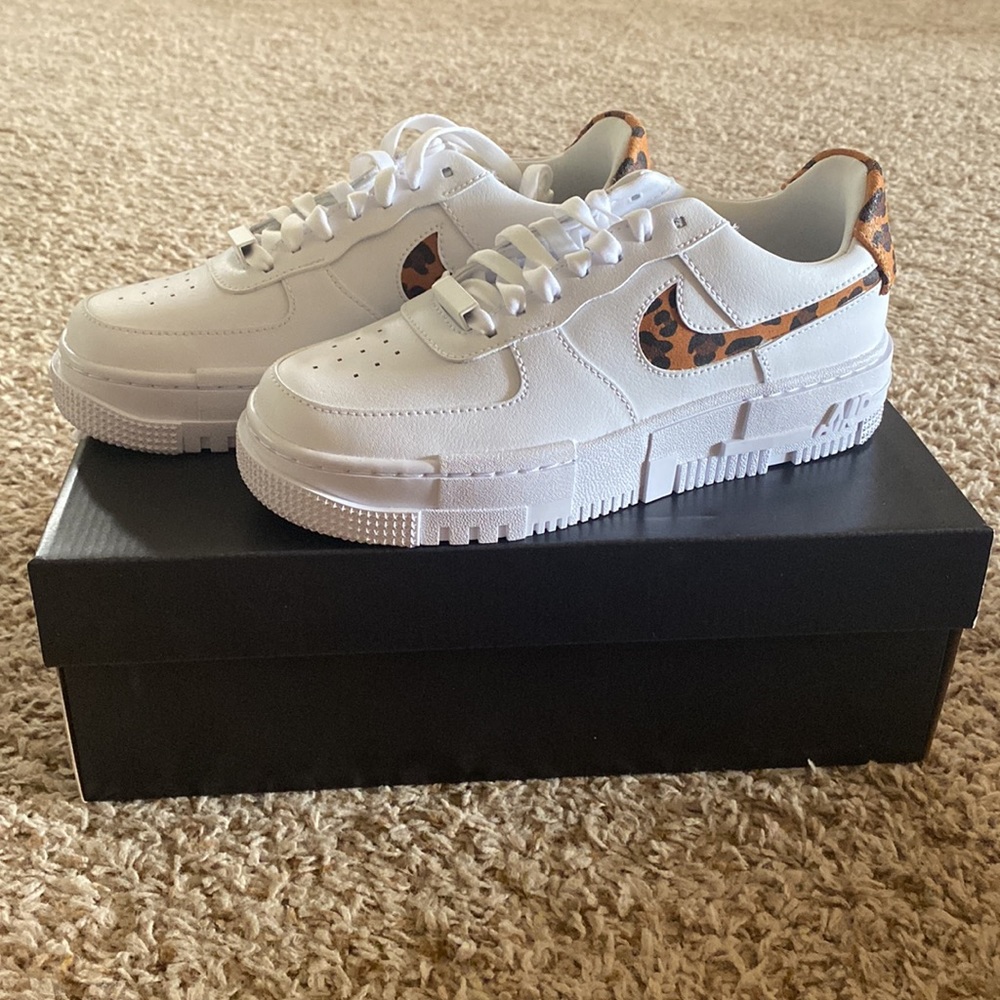 Nike Air Force 1 Pixel Cheetah Print